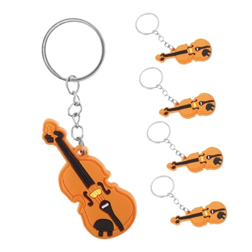 Gogogmee 5 Stück Violine Schlüsselanhänger Accessoire Miniatur Instrument Charm Für Schlüsselanhänger Oder Gogogmee 5 Stück Violine Schlüsselanhänger Accessoire Miniatur Instrument Charm Für Schlüsselanhänger Oder von Gogogmee