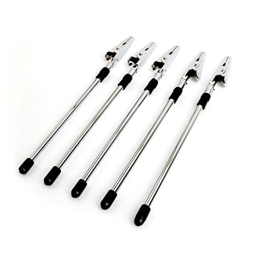 Gogogmee 5 Stück Metall Notizhalter Praktische Foto Display Clips für Postkarten und Nachrichten Wanddekoration für Zuhause Silber von Gogogmee