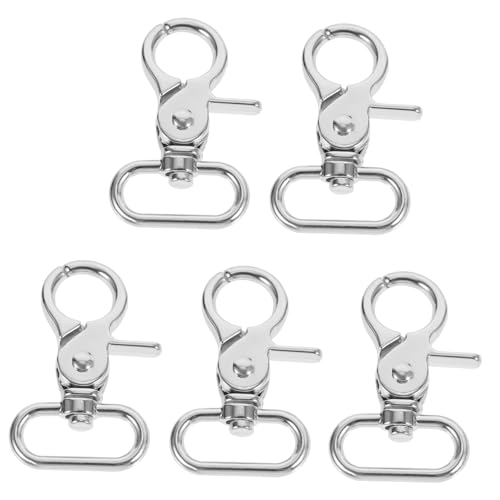 Gogogmee 5 Stück Metallschnallen Hummerhaken Klippverschluss für Taschen Schlüsselanhänger Rucksack Diy Zubehör Verstellbare Clips Langlebig Installieren für Handtaschen und Laptoptaschen Gogogmee 5 Stück Metallschnallen Hummerhaken Klippverschluss für Taschen Schlüsselanhänger Rucksack Diy Zubehör Verstellbare Clips Langlebig Installieren für Handtaschen und Laptoptaschen von Gogogmee