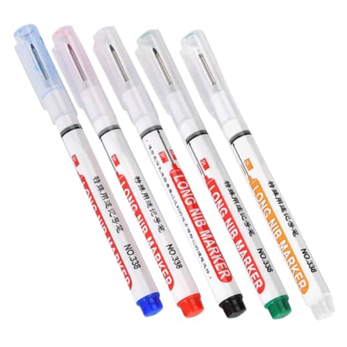 Gogogmee 5 Stück Permanent Marker Teilig Wasserfester Schnell Trocknender Lackstift für Holz Metall Gummi Tiefes Bohren für Bau Handwerk und Holzverarbeitung Vielseitig Einsetzbar Gogogmee 5 Stück Permanent Marker Teilig Wasserfester Schnell Trocknender Lackstift für Holz Metall Gummi Tiefes Bohren für Bau Handwerk und Holzverarbeitung Vielseitig Einsetzbar von Gogogmee