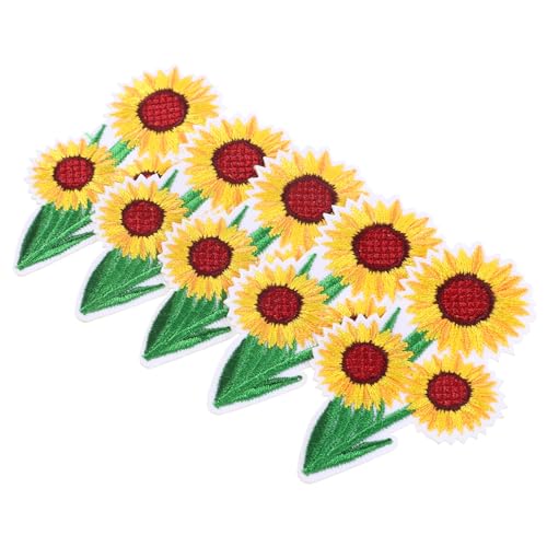 Gogogmee 5 Stück Sonnenblumen Aufnäher Stickereipatches für Kleidung Bügelfreie Applikationen für Taschen Hüte und Schuhe Dekorative Flicken für Diy Projekte Gogogmee 5 Stück Sonnenblumen Aufnäher Stickereipatches für Kleidung Bügelfreie Applikationen für Taschen Hüte und Schuhe Dekorative Flicken für Diy Projekte von Gogogmee