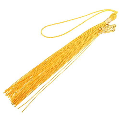 Gogogmee 5 Stück Teiliges Doktorhut Quasten Anhänger Einzigartige Dekoration für Abschlussfeiern Kreative Jahrgangslabels für Graduierte Langlebige und Stilvolle Abschlusskappen Zubehör von Gogogmee