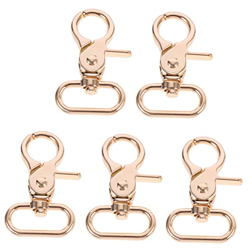 Gogogmee 5 Stück Teiliges Karabinerhaken mit Schnappverschluss für Taschen Rucksäcke und Diy Projekte Robuste Goldfarbene Klauen Verschlüsse Innendurchmesser für Handtaschen und Gogogmee 5 Stück Teiliges Karabinerhaken mit Schnappverschluss für Taschen Rucksäcke und Diy Projekte Robuste Goldfarbene Klauen Verschlüsse Innendurchmesser für Handtaschen und von Gogogmee