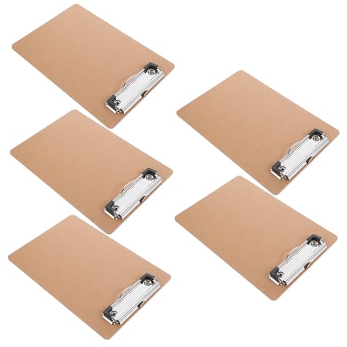 Gogogmee 5 Stück Teiliges Klemmbrett Praktische Schreibunterlage mit Metallclip Flexibles Clipboard für Büro Schule und Zuhause Klemmen von Dokumenten und Notizen Gogogmee 5 Stück Teiliges Klemmbrett Praktische Schreibunterlage mit Metallclip Flexibles Clipboard für Büro Schule und Zuhause Klemmen von Dokumenten und Notizen von Gogogmee