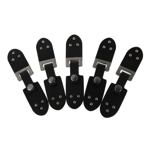 Gogogmee 5 Stück Teiliges Leder Knebelverschlüsse für Mäntel und Jacken Dekorative Toggle Knöpfe als Ersatz für Windbreaker und Daunenjacken Verschlüsse für DIY Nähprojekte und Strickwaren von Gogogmee