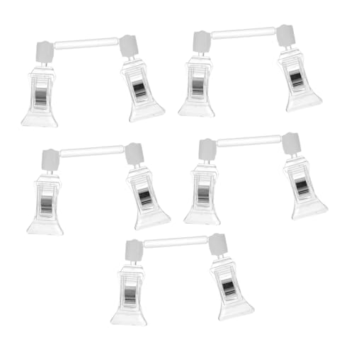 Gogogmee 5 Stück Teiliges Preisschildhalter aus Robustem Vielseitig Einsetzbar für Supermarkt Einzelhandel und Werbedisplays Praktische Clips zur Einfachen Befestigung von Etiketten und Gogogmee 5 Stück Teiliges Preisschildhalter aus Robustem Vielseitig Einsetzbar für Supermarkt Einzelhandel und Werbedisplays Praktische Clips zur Einfachen Befestigung von Etiketten und von Gogogmee