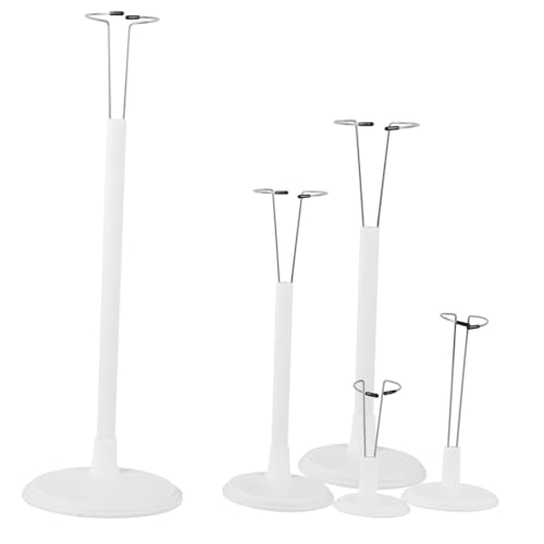 Gogogmee 5 Stück Teiliges Puppenständer aus Stabilem und Verstellbare Figurhalterung in Verschiedenen Minimalistisches Design für Sichere Doll Display Unterstützung von Gogogmee
