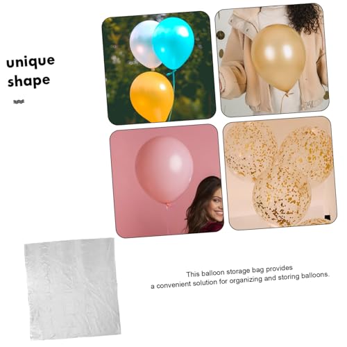 Gogogmee 5 Stück Transparente Ballon Aufbewahrungstaschen aus Robustem Kunststoff Große Ballon Transport Lagerbeutel für Geburtstags Themenpartys mit Viel Platz Gogogmee 5 Stück Transparente Ballon Aufbewahrungstaschen aus Robustem Kunststoff Große Ballon Transport Lagerbeutel für Geburtstags Themenpartys mit Viel Platz von Gogogmee