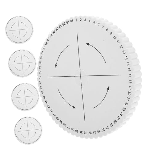 Gogogmee 5-teilige Runde Flechtplatte: Armbänder, Handarbeit, 64 Schlitze, Kumihimo-scheibe, Verbesserte Stabilität – Diy-perlenschnur-werkzeug Für Komplexe Muster Gogogmee 5-teilige Runde Flechtplatte: Armbänder, Handarbeit, 64 Schlitze, Kumihimo-scheibe, Verbesserte Stabilität – Diy-perlenschnur-werkzeug Für Komplexe Muster von Gogogmee