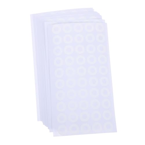Gogogmee 50 Blatt Lochverstärker Aufkleber PVC Rund Selbstklebend Lochschutzetiketten für Ringbücher Lose Büro Dokumente zum Verstärken und Schützen Gogogmee 50 Blatt Lochverstärker Aufkleber PVC Rund Selbstklebend Lochschutzetiketten für Ringbücher Lose Büro Dokumente zum Verstärken und Schützen von Gogogmee