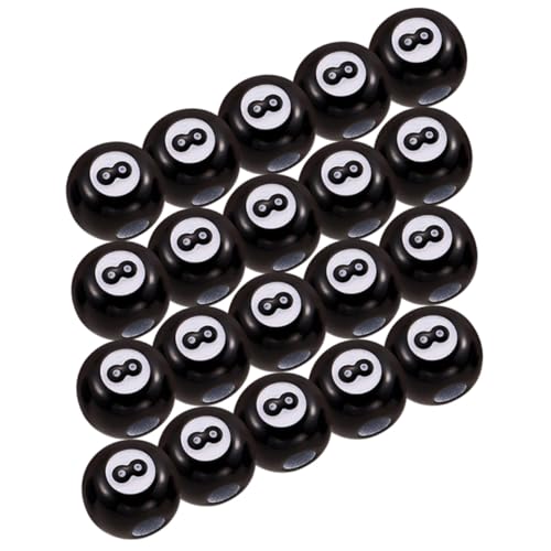 Gogogmee 50 Stück Acryl Perlen Schwarz Billardkugel Spacer Perlen für Schmuckherstellung DIY Armbänder Halsketten Basteln Zubehör Gogogmee 50 Stück Acryl Perlen Schwarz Billardkugel Spacer Perlen für Schmuckherstellung DIY Armbänder Halsketten Basteln Zubehör von Gogogmee