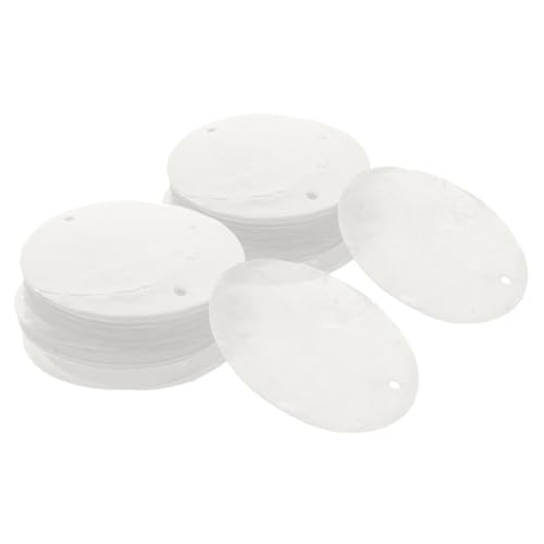 Gogogmee 50 Stück Capiz-muscheln, Runde Muschel-charms, Scheiben Für Tischstreuer, Strand-thema, Muscheln, Party-dekoration, Schmuck, Handarbeit von Gogogmee