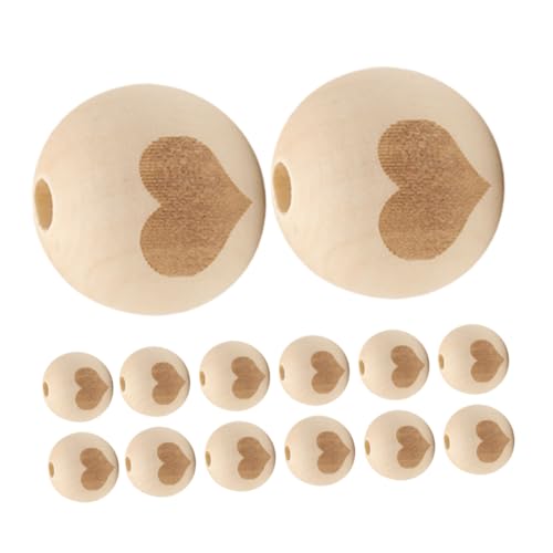 Gogogmee 50 Stück Holzperlen mit Gesicht zum Auffädeln Natürliche DIY Schmuckperlen aus Langlebigem Schima Superba Holz Leichte Holzkugeln für Armbänder Halsketten und Bastelprojekte Gogogmee 50 Stück Holzperlen mit Gesicht zum Auffädeln Natürliche DIY Schmuckperlen aus Langlebigem Schima Superba Holz Leichte Holzkugeln für Armbänder Halsketten und Bastelprojekte von Gogogmee