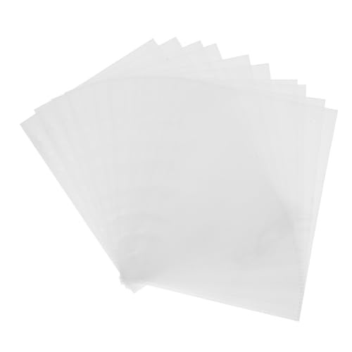 Gogogmee 50 Stück Klarsichthüllen Transparente Einlagen für Ordner Organizer für Fotos Karten und Bargeld Doppel Seitige Taschen für Kapazität von Gogogmee