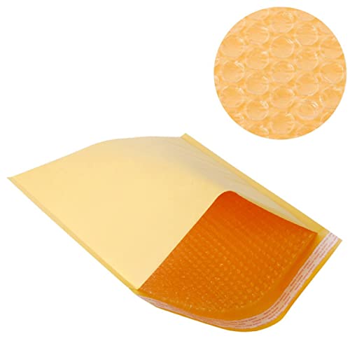 Gogogmee 50 Stück Kraft Wasserdichte Versandtaschen Selbstklebende Verpackungsbeutel für Geschäfte und Effektiver Schutz Beim Versand von Gogogmee