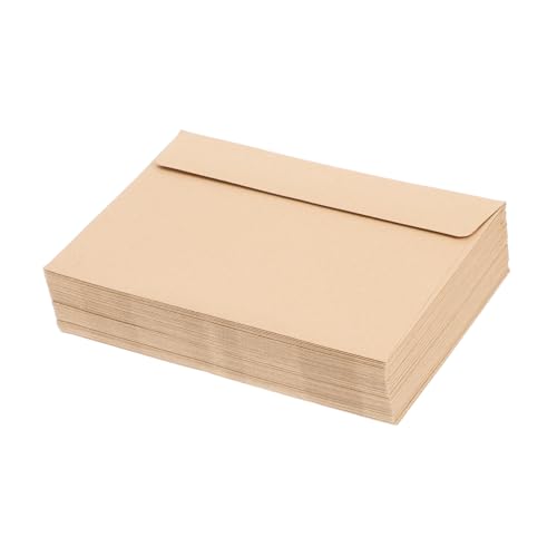Gogogmee 50 Stück Kraftpapier Umschläge Selbstklebend Dicke Kartenumschläge für Einladungen Grußkarten Postkarten Robust Vielseitig für Hochzeit Babyparty Geburtstagsfeier Gogogmee 50 Stück Kraftpapier Umschläge Selbstklebend Dicke Kartenumschläge für Einladungen Grußkarten Postkarten Robust Vielseitig für Hochzeit Babyparty Geburtstagsfeier von Gogogmee