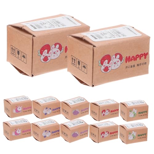 Gogogmee 50 Stück Maßstab Bunte Miniatur-pappboxen für Puppenhaus Verpackung als Kleine Geschenkverpackung und Miniatur-Dekoration Gogogmee 50 Stück Maßstab Bunte Miniatur-pappboxen für Puppenhaus Verpackung als Kleine Geschenkverpackung und Miniatur-Dekoration von Gogogmee