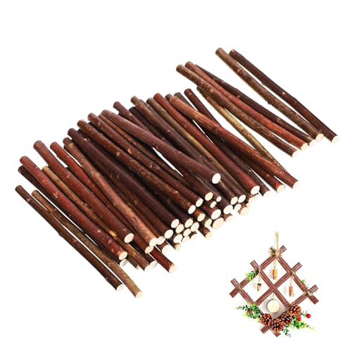 Gogogmee 50 Stück Natürliche Holzstäbe Bastelzweige Robuste Holzstäbchen für DIY Handwerk Dekoration Fotorequisiten Vielseitig Einsetzbar Gogogmee 50 Stück Natürliche Holzstäbe Bastelzweige Robuste Holzstäbchen für DIY Handwerk Dekoration Fotorequisiten Vielseitig Einsetzbar von Gogogmee
