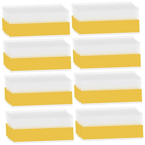 Gogogmee 50 Stück PVC Preisetikettenhalter Transparente Preisschilder für Supermarkt und Geschäft Selbstklebend für Etikettierung und Warenpräsentation von Gogogmee