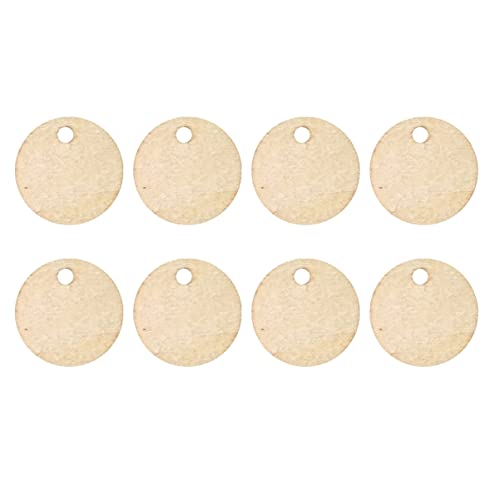 Gogogmee 50 Stück Runde Holzscheiben Diy Holzstück für Basteln Dekoration Hochzeiten Weihnachten und Vielseitig Einsetzbar von Gogogmee