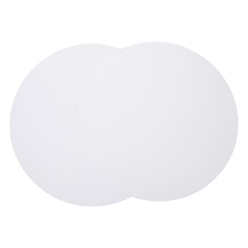 Gogogmee 50 Stück Runde Malpapier Karten Hochwertige Zeichenkartonplatten für Öl Aquarell DIY Malblock Stabile Künstlerkarton Pappe zum Zeichnen und Basteln von Gogogmee