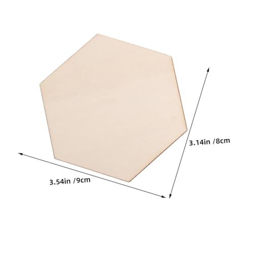 Gogogmee 50 Stück Sechseckige Holzrohlinge aus Naturholz Blanko für DIY Bastelprojekte Handbemalbare Holzscheiben Moderne Wabenform für Brandmalerei Heimdekoration und Kreative Gestaltung Gogogmee 50 Stück Sechseckige Holzrohlinge aus Naturholz Blanko für DIY Bastelprojekte Handbemalbare Holzscheiben Moderne Wabenform für Brandmalerei Heimdekoration und Kreative Gestaltung von Gogogmee