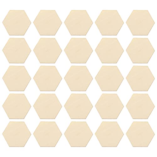 Gogogmee 50 Stück Sechseckige Holzstücke Packung Hochwertigem Holz für DIY Bastelprojekte Dekorationen für Hochzeiten Geburtstagsfeiern und Weihnachten Gogogmee 50 Stück Sechseckige Holzstücke Packung Hochwertigem Holz für DIY Bastelprojekte Dekorationen für Hochzeiten Geburtstagsfeiern und Weihnachten von Gogogmee