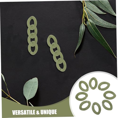 Gogogmee 50 Stück Teiliges Bunte Selbstschließende Kunststoffketten für DIY Schmuckherstellung Robuste Farbenfrohe Bastelketten für Armbänder Halsketten und Kreative Anhänger Vielseitig von Gogogmee