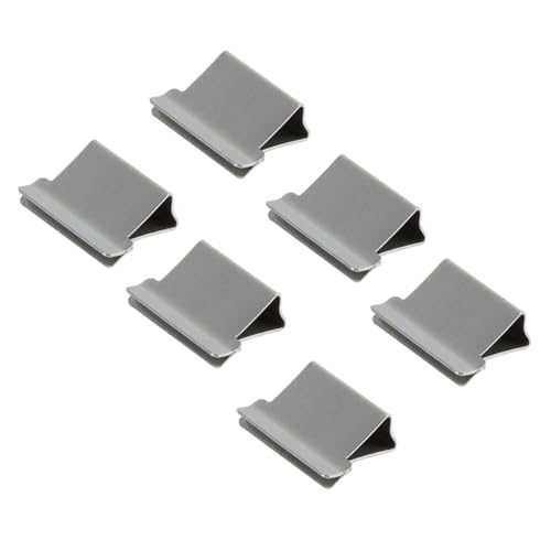 Gogogmee 50 Stück Teiliges Clam Clip Metall mit Praktischem Spender Wiederverwendbare Büroklammern für Sicheres Papierklemmen und Dokumentenbindung für Schule Büro und Zuhause von Gogogmee