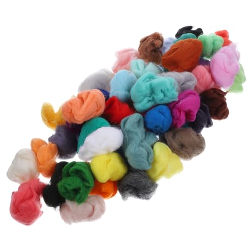Gogogmee 50 Stück Teiliges DIY Filzwolle Farben Nadelfilz Wolle für Trocken und Nassfilzen pro Farbe Vielseitiges Bastelzubehör für Filzkunst Schmuckherstellung und Kreative Handarbeiten Gogogmee 50 Stück Teiliges DIY Filzwolle Farben Nadelfilz Wolle für Trocken und Nassfilzen pro Farbe Vielseitiges Bastelzubehör für Filzkunst Schmuckherstellung und Kreative Handarbeiten von Gogogmee