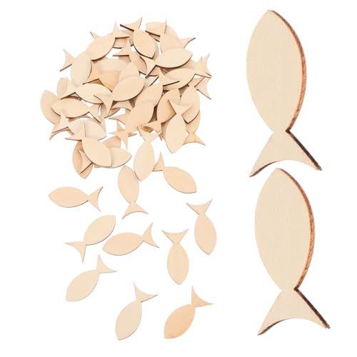 Gogogmee 50 Stück Teiliges Holzfisch Deko zum Basteln DIY Unfertige Holzfische zum Bemalen Kreative Holzornamente für Kommunion Taufe Partydeko und Handgemachte Geschenke Gogogmee 50 Stück Teiliges Holzfisch Deko zum Basteln DIY Unfertige Holzfische zum Bemalen Kreative Holzornamente für Kommunion Taufe Partydeko und Handgemachte Geschenke von Gogogmee