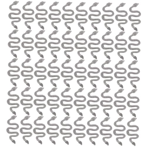 Gogogmee 50 Stück Teiliges Snake Shape Nail Charms aus Hochwertigem Metall Schlangenform Nagelkunst Schmuck für DIY Nail Art Retro Stil Nageldekoration für Gel nägel und Kreative von Gogogmee
