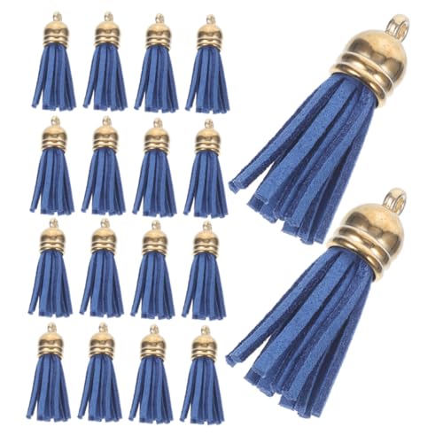 Gogogmee 50 Stück Teiliges Tassel Anhänger Dunkelblau Gold Diy Bag Charms für Handtaschen Schlüsselanhänger Armbänder Bastelzubehör für Damen Gogogmee 50 Stück Teiliges Tassel Anhänger Dunkelblau Gold Diy Bag Charms für Handtaschen Schlüsselanhänger Armbänder Bastelzubehör für Damen von Gogogmee