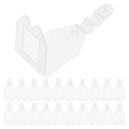 Gogogmee 50 Stück Transparente Preisschildhalter aus Kunststoff mit Schnappverschluss Regal Korb etikettenhalter für Einzelhandel Supermarkt und Lager Klare Halter für Beschriftbare Gogogmee 50 Stück Transparente Preisschildhalter aus Kunststoff mit Schnappverschluss Regal Korb etikettenhalter für Einzelhandel Supermarkt und Lager Klare Halter für Beschriftbare von Gogogmee