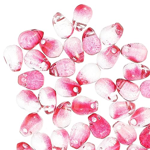 Gogogmee 50 Stück Wasserfall Tropfenperlen für Diy Schmuck Glasperlen für Armbänder Ohrringe und für Kreative Bastelprojekte Gogogmee 50 Stück Wasserfall Tropfenperlen für Diy Schmuck Glasperlen für Armbänder Ohrringe und für Kreative Bastelprojekte von Gogogmee