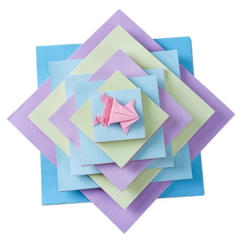 Gogogmee 500 Stück Buntes Bastelpapier Quadratisch Farben Doppelseitiges Origami Papier für Kindergarten DIY Handarbeit und Faltprojekte Gogogmee 500 Stück Buntes Bastelpapier Quadratisch Farben Doppelseitiges Origami Papier für Kindergarten DIY Handarbeit und Faltprojekte von Gogogmee