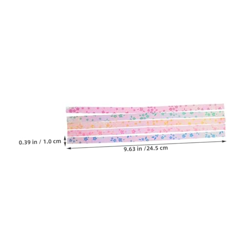 Gogogmee 500 Stück Origami Stern Papier Metallic Glitzer Streifen Fluoreszierend Leuchtend DIY Bastelpapier für Sternpapierstreifen Schule Kreative Kunstprojekte von Gogogmee