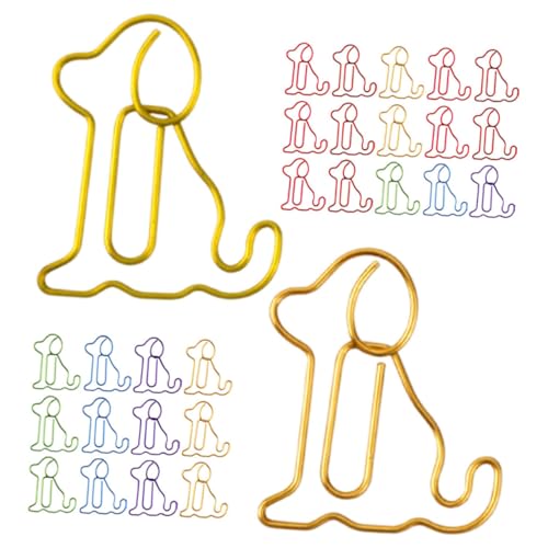 Gogogmee 50Stücke Dekorative Büroklammern Süße Hund Form Papierclips aus Robustem für Büro Zuhause Vielseitig Einsetzbar Langlebig und Praktisch Gogogmee 50Stücke Dekorative Büroklammern Süße Hund Form Papierclips aus Robustem für Büro Zuhause Vielseitig Einsetzbar Langlebig und Praktisch von Gogogmee