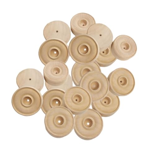 Gogogmee 50Stücke Handgefertigte Holzspielzeugräder Bastelbedarf für Zubehör für DIY Projekte Langlebig und Vielseitig Einsetzbar Bastelarbeiten Zuhause Gogogmee 50Stücke Handgefertigte Holzspielzeugräder Bastelbedarf für Zubehör für DIY Projekte Langlebig und Vielseitig Einsetzbar Bastelarbeiten Zuhause von Gogogmee