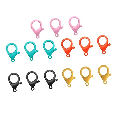 Gogogmee 50Stücke Kunststoff Hummerscheren Verschlüsse für DIY Schmuckherstellung Langlebig und Einfach zu Bedienen für Armbänder Schlüsselanhänger Gogogmee 50Stücke Kunststoff Hummerscheren Verschlüsse für DIY Schmuckherstellung Langlebig und Einfach zu Bedienen für Armbänder Schlüsselanhänger von Gogogmee
