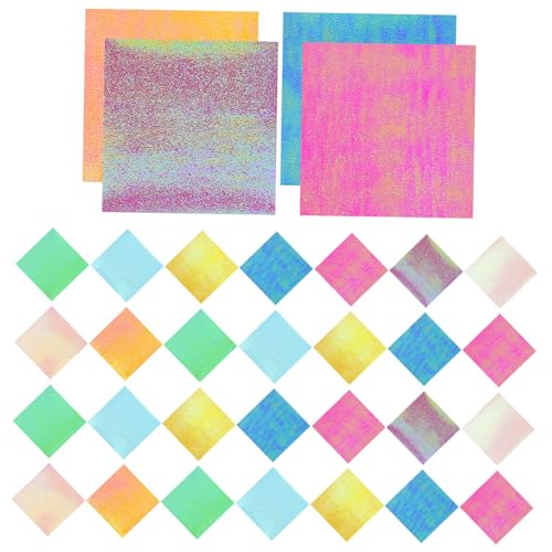 Gogogmee 50Stücke Origami Papier Farben für DIY Bastelprojekte Scrapbooking und Kreative Kunstwerke Sicherem Reißfestem Material von Gogogmee