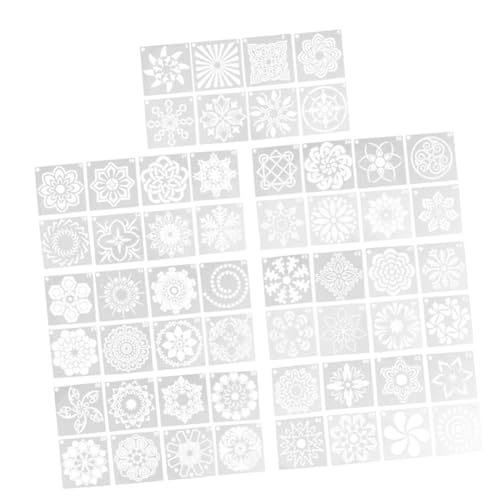 Gogogmee 56 Stück Teiliges Mandala Schablonen Set aus Langlebigem Material Hohl Geschnittene DIY Zeichenschablonen für Kreative Wandgestaltung Möbel und Bastelprojekte Vielseitig und Gogogmee 56 Stück Teiliges Mandala Schablonen Set aus Langlebigem Material Hohl Geschnittene DIY Zeichenschablonen für Kreative Wandgestaltung Möbel und Bastelprojekte Vielseitig und von Gogogmee