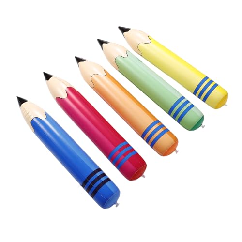 Gogogmee 5Stücke Aufblasbarer Jumbo Bleistift Große Bunte Bleistift Spielzeuge für Geburtstagsfeiern Schulanfang und Abschlussfeiern Einfache Installation Vielseitige Gogogmee 5Stücke Aufblasbarer Jumbo Bleistift Große Bunte Bleistift Spielzeuge für Geburtstagsfeiern Schulanfang und Abschlussfeiern Einfache Installation Vielseitige von Gogogmee