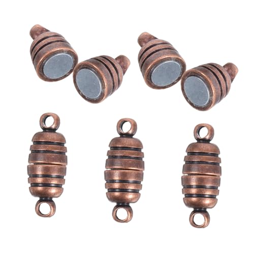 Gogogmee 5Stücke Magnetische Halskettenverschlüsse Kupfer Vintage Design für DIY Schmuckherstellung Langlebig und Benutzerfreundlich für Armbänder und Gogogmee 5Stücke Magnetische Halskettenverschlüsse Kupfer Vintage Design für DIY Schmuckherstellung Langlebig und Benutzerfreundlich für Armbänder und von Gogogmee