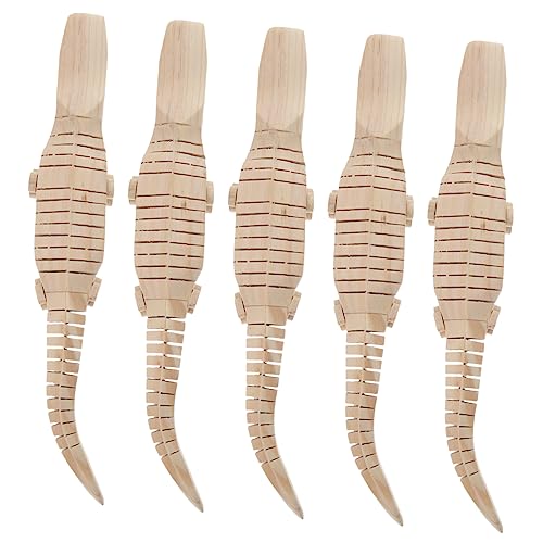 Gogogmee 5stücke Unbehandeltes Holz Krokodil Modell DIY Spielzeug Für Schüler Kompakt Tragbares Holz Spielzeug Lebendige Details Realistisches Bastelzubehör Für Schüler Kleiner Wiggle Gogogmee 5stücke Unbehandeltes Holz Krokodil Modell DIY Spielzeug Für Schüler Kompakt Tragbares Holz Spielzeug Lebendige Details Realistisches Bastelzubehör Für Schüler Kleiner Wiggle von Gogogmee