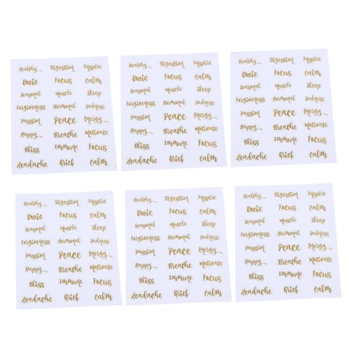Gogogmee 6 Blätter Selbstklebende Flaschenetiketten Goldene Buchstaben für Ätherische Ölflaschen Praktische Aufkleber zur Einfachen Beschriftung und Organisation von Ölbottles Gogogmee 6 Blätter Selbstklebende Flaschenetiketten Goldene Buchstaben für Ätherische Ölflaschen Praktische Aufkleber zur Einfachen Beschriftung und Organisation von Ölbottles von Gogogmee