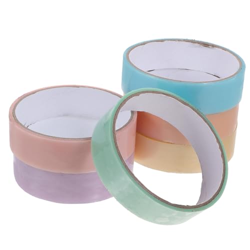 Gogogmee 6 Rollen Bunte Klebeband kugeln aus Sicherem Kunststoff Multifunktionale Stressabbau tapes Einfach zu Bedienen für Büro Zuhause und Unterwegs Langlebig und Praktisch Gogogmee 6 Rollen Bunte Klebeband kugeln aus Sicherem Kunststoff Multifunktionale Stressabbau tapes Einfach zu Bedienen für Büro Zuhause und Unterwegs Langlebig und Praktisch von Gogogmee