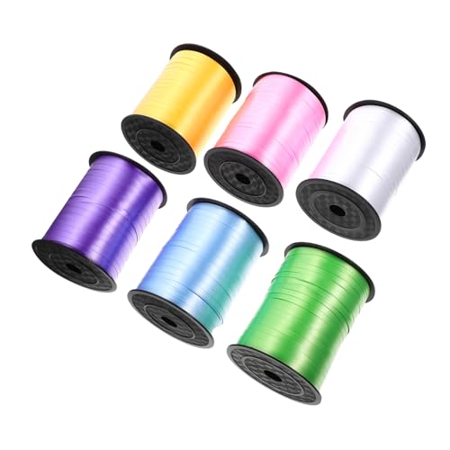 Gogogmee 6 Rollen Geschenkband Curling Band Yards Lange Schleifenbänder Für Ballon Dekoration Party Basteln Floristik Zubehör Gogogmee 6 Rollen Geschenkband Curling Band Yards Lange Schleifenbänder Für Ballon Dekoration Party Basteln Floristik Zubehör von Gogogmee