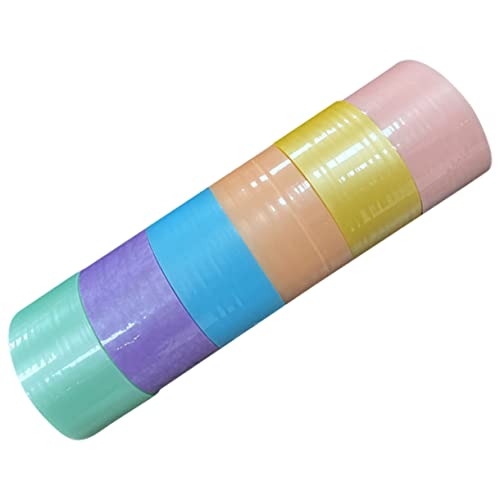 Gogogmee 6 Rollen Klebende Balltapes Leuchtenden Farben Breites Farbenfrohes DIY Klebeband für Basteln und Stressabbau Gogogmee 6 Rollen Klebende Balltapes Leuchtenden Farben Breites Farbenfrohes DIY Klebeband für Basteln und Stressabbau von Gogogmee