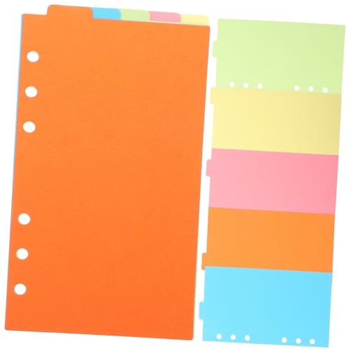 Gogogmee 6 Sätze Bunte Index registerblätter Nachfüllpapier für Ringbuch Farbige Organizer Trennblätter für Schule Büro Persönliches Notizbuch Vielseitig Einsetzbar und Übersichtlich Gogogmee 6 Sätze Bunte Index registerblätter Nachfüllpapier für Ringbuch Farbige Organizer Trennblätter für Schule Büro Persönliches Notizbuch Vielseitig Einsetzbar und Übersichtlich von Gogogmee